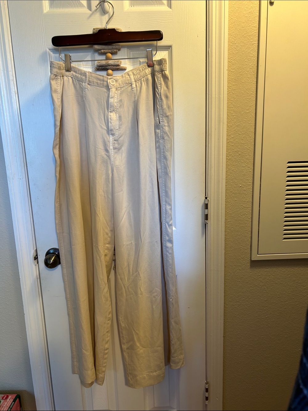 aerie Wide-Leg Pants, tan NWT